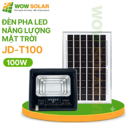 Đèn pha LED năng lượng mặt trời JD-T100 100W