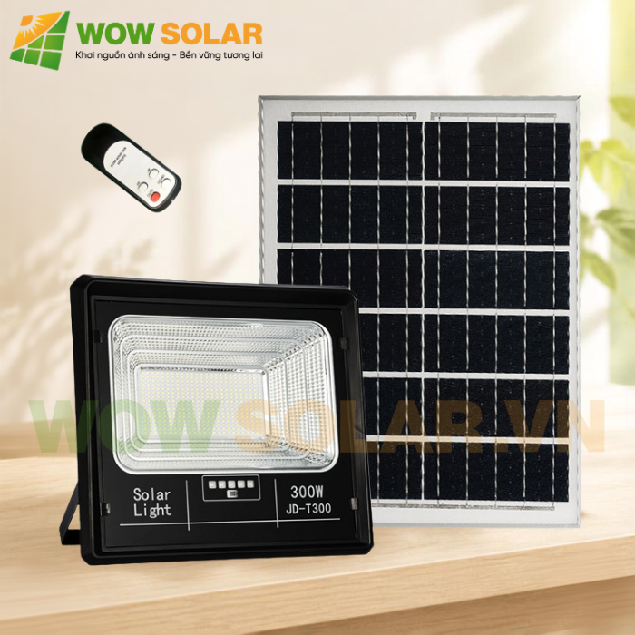 Đèn pha LED năng lượng mặt trời JD-T300 300W