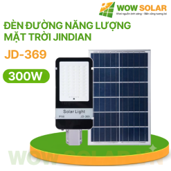 Đèn đường năng lượng mặt trời Jindian JD-369 300W
