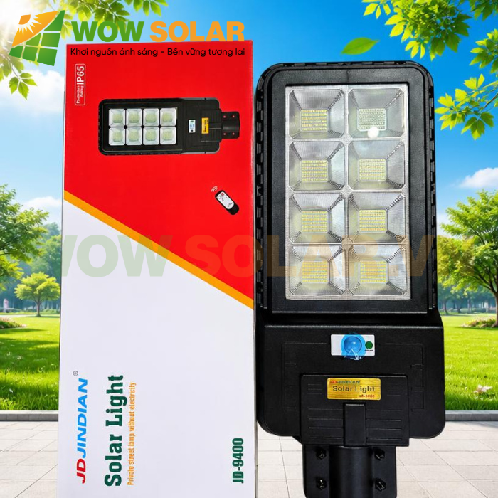 Đèn đường năng lượng mặt trời Jindian JD-9400 400W