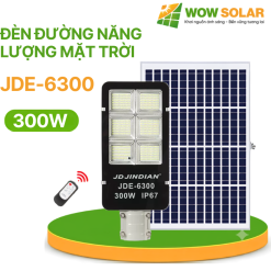 Đèn đường năng lượng mặt trời Jindian JDE-6300 300W